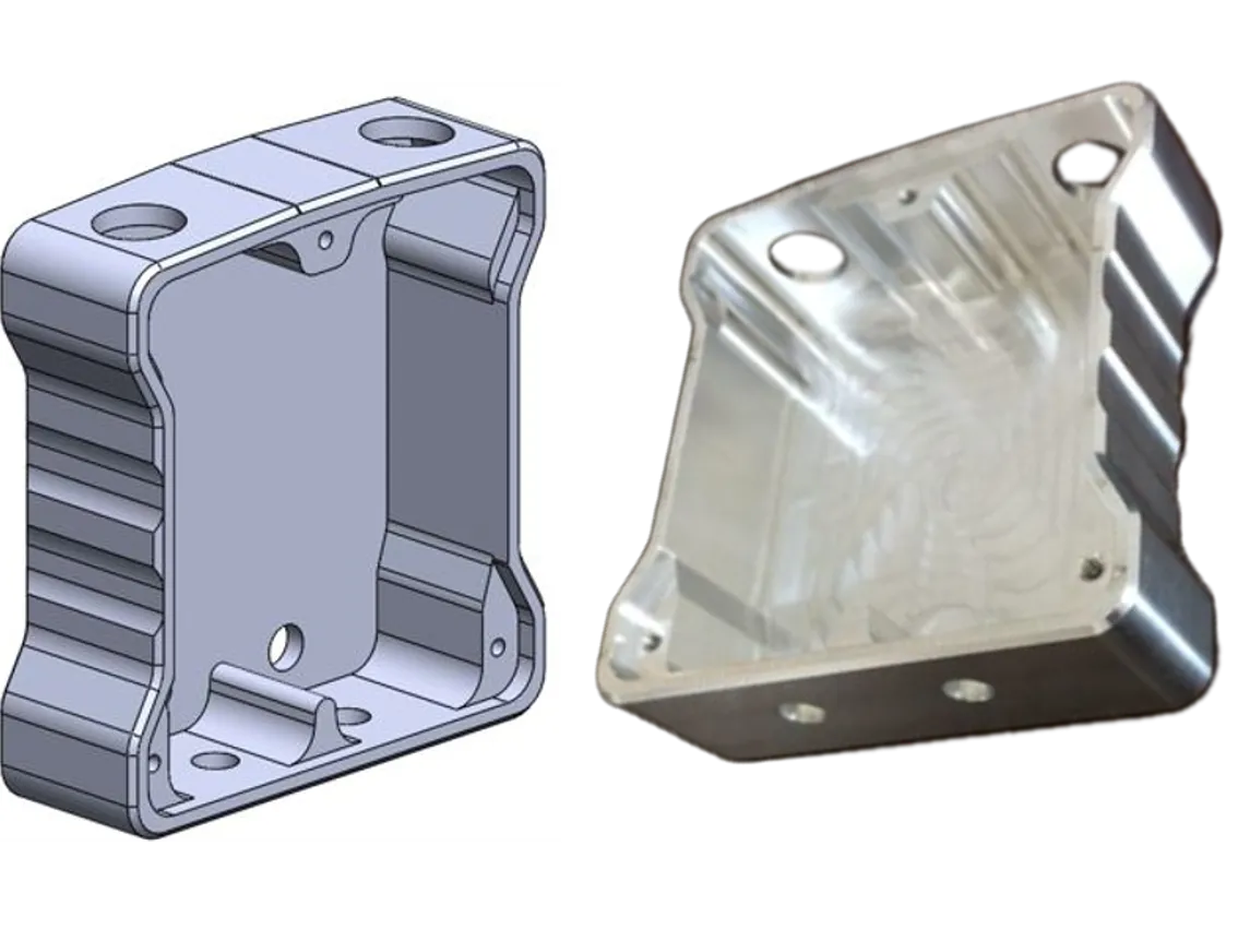 CNC milled military antenna housing