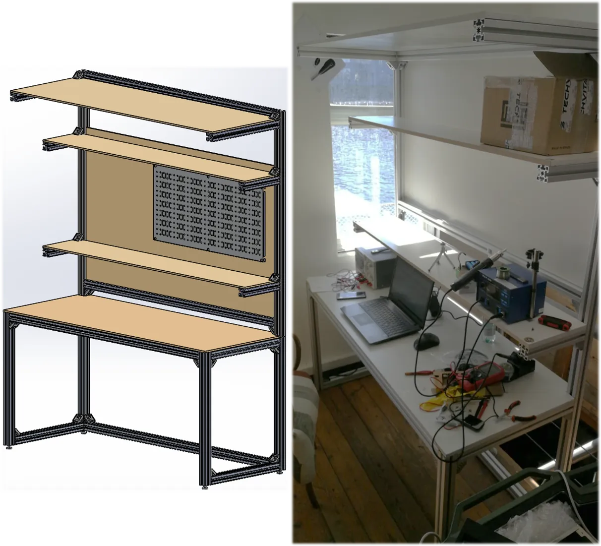 Electrical engineer work station
